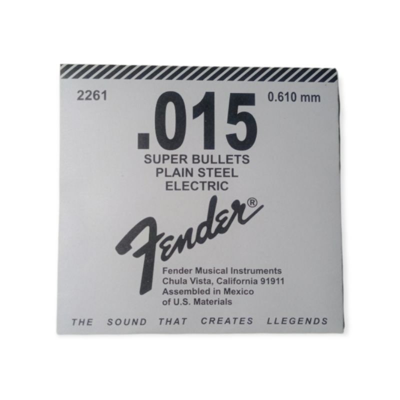 senar gitar fender lusinan 015 ( No.3 )