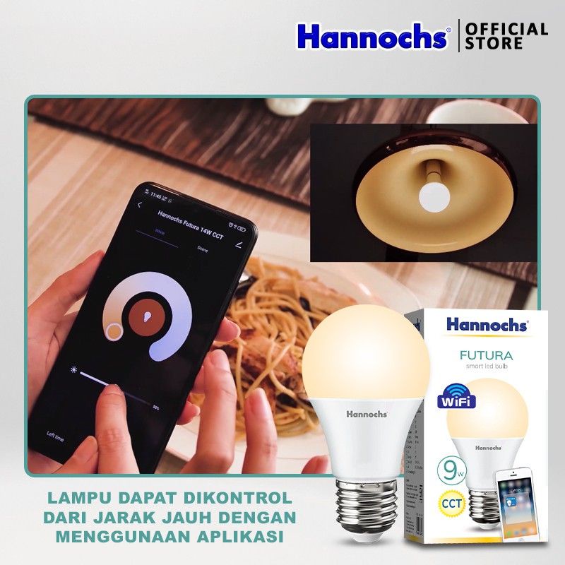 Hannochs Futura 9 Watt CCT Smart Led Wifi