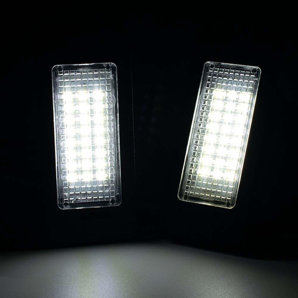 Lanfy Lampu Plat Nomor High power Profesional Putih No Error E90 E91 E92 E61 E70 E71 Untuk BMW E39 E60 ABS