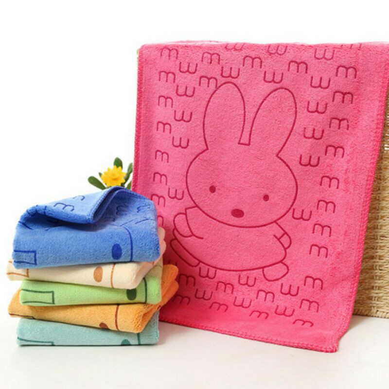 Kain Lap Tangan Bunny Handuk Microfiber 25x50 / 25x25