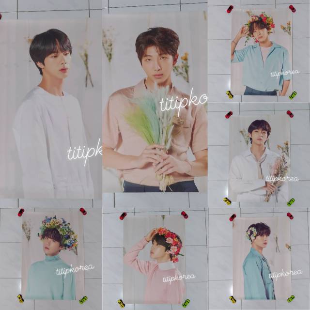 READY STOCK OFFICIAL BTS WORLD TOUR LOVE YOURSELF MD - POSTER JHOPE JIMIN