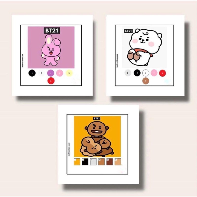 PAINT BY NUMBER BT21 BTS
