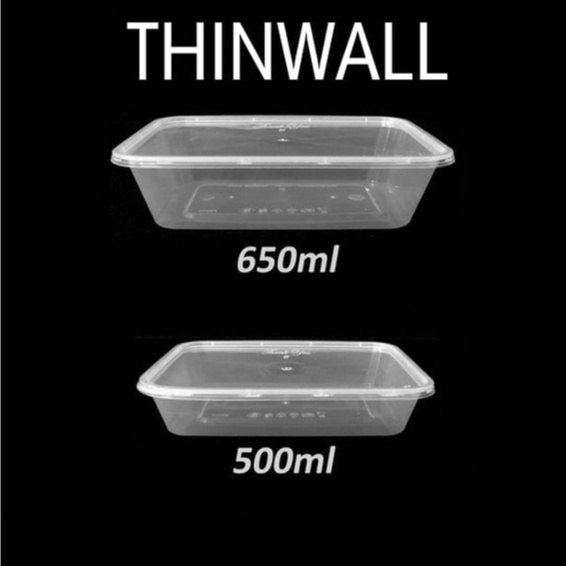 THINWALL /  TEMPAT MAKAN / KOTAK MAKAN PLASTIK
