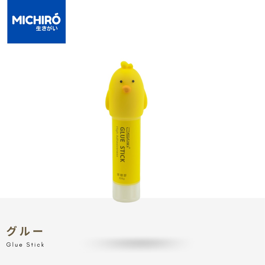 

Michiro Lem Kertas Stick Lucu Bentuk Hewan Animal Silicone Glue Stick