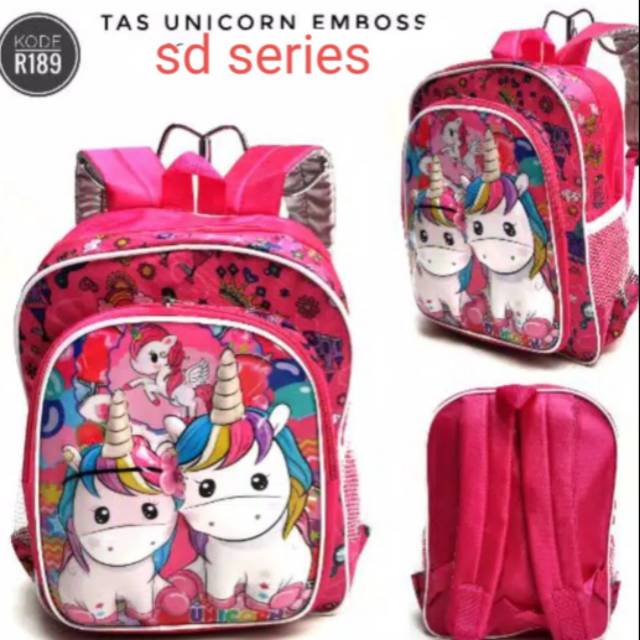 Tas anak karakter unicorn terbaru