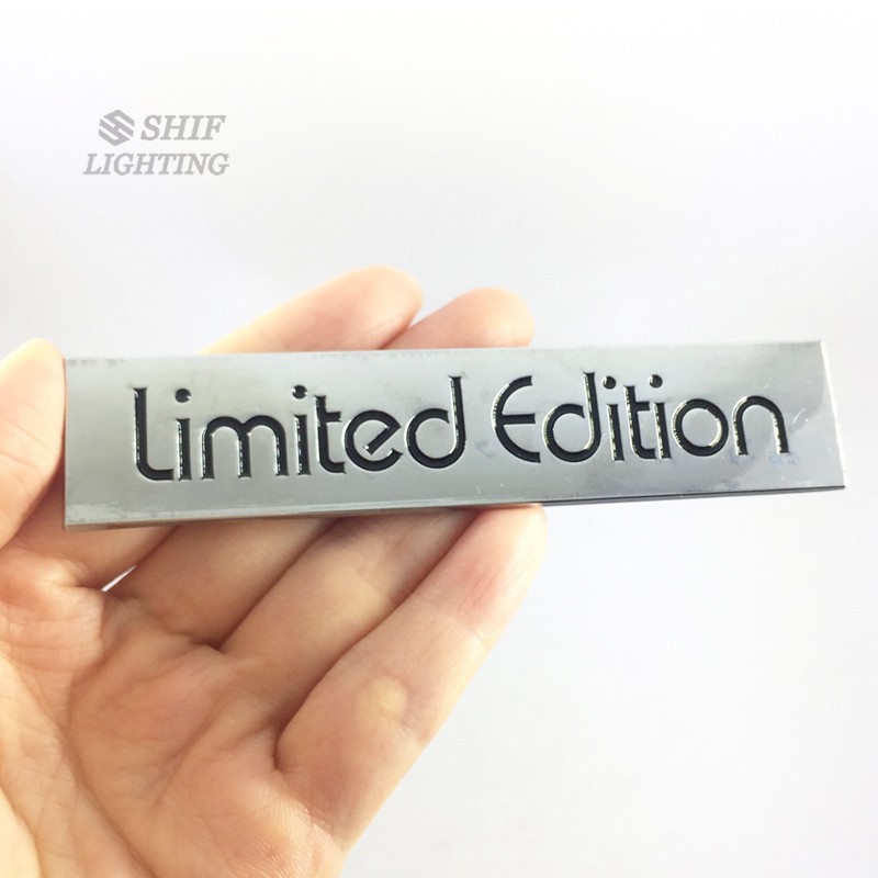 1 Stiker Emblem Logo Limited Edtion Bahan Metal Untuk Mobil