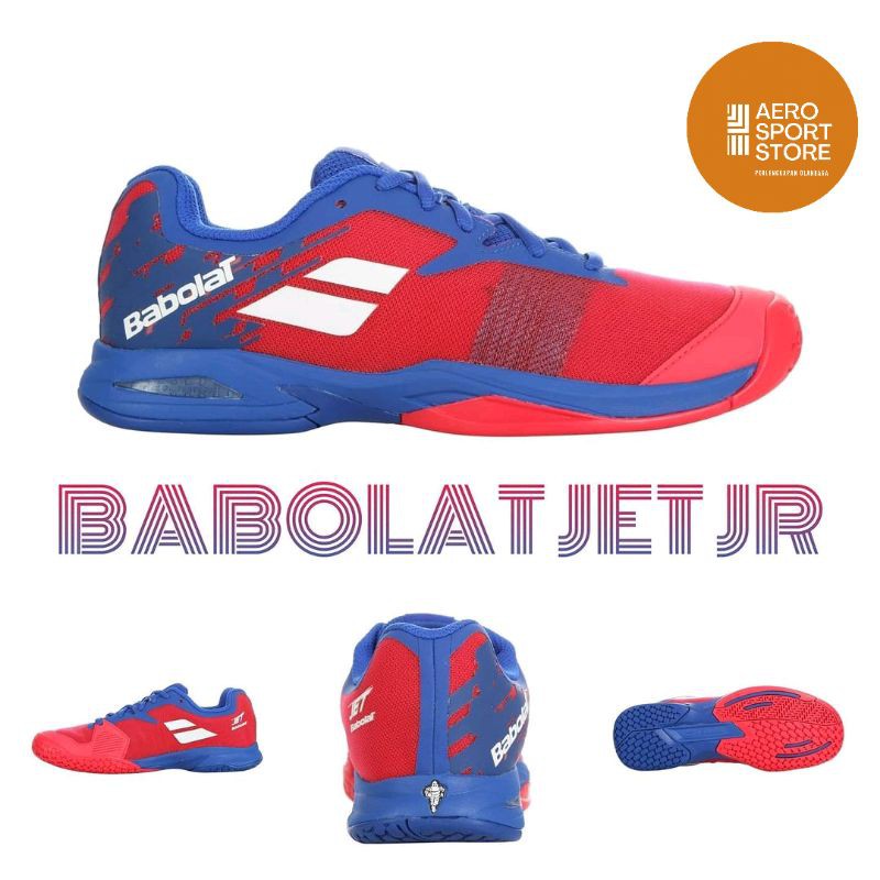 [ SEPATU TENIS LAPANGAN ANAK BABOLAT JET JUNIOR ]
