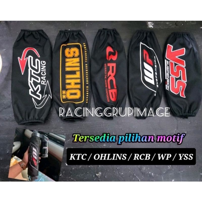 sarung pelindung shock belakang motor matic