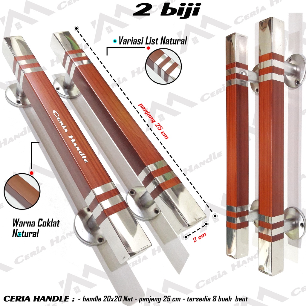 grosir handle pintu minimalis 25 cm 33 cm 45 cm - pegangan pintu kecil dari stainless ASLI - handle 