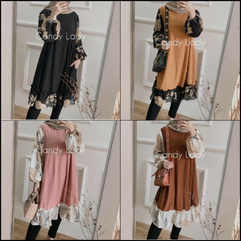 Nature Lessy Tunik/Tunik Wanita/Tunik Muslim Wanita