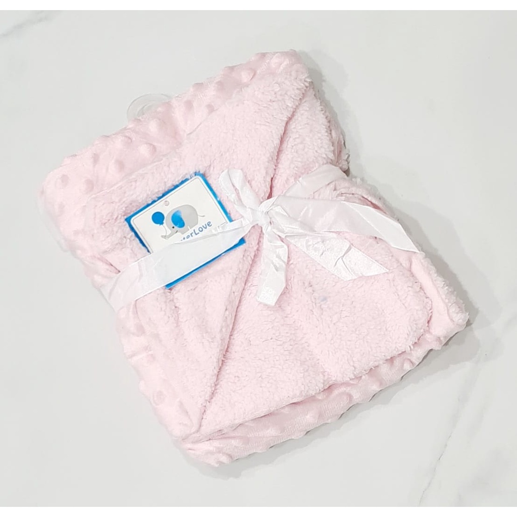 Selimut Bayi Double Fleece Onde BS-07 Selimut Bayi Halus Lembut Selimut Double Fleece Buble Newborn