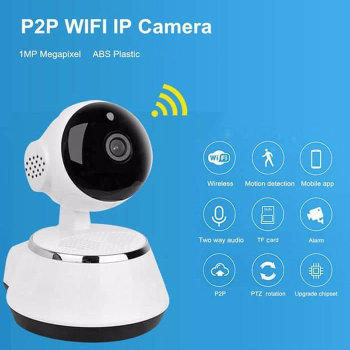 Smart IP Camera V380 HD720P Wireless Mini IPCAM CCTV