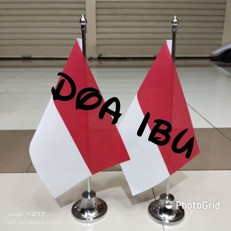 

best seller tiang stenlis meja+bendera INDONESIA ready stock