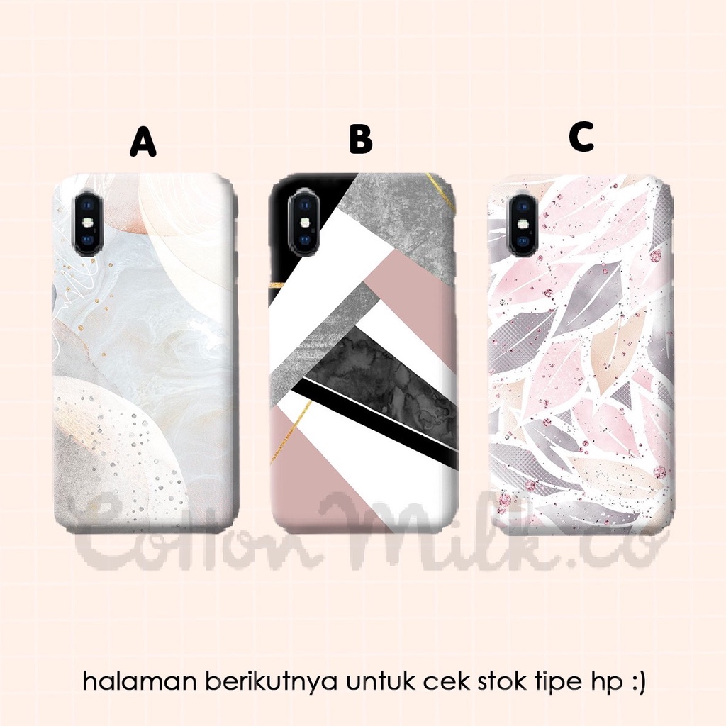 Hardcase Cream Case Casing Oppo Reno Realme 4 3 2 2F A5S A53 F11 A71 A39 A57 F5 F7 F9 A31 A5 A7 A9 A