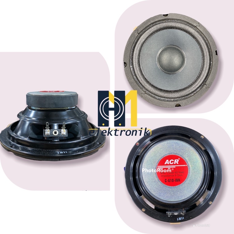 Speaker ACR 610 WH Speaker Acr 6 Inch woofer