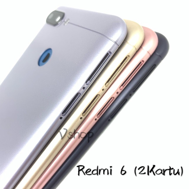 BACKDOOR - BACK CASING - HOUSING XIAOMI REDMI 6 DUAL SIM TUTUP BATERAI