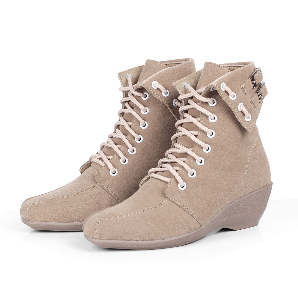 Sepatu Boots Wanita Romenaco R120 Cream