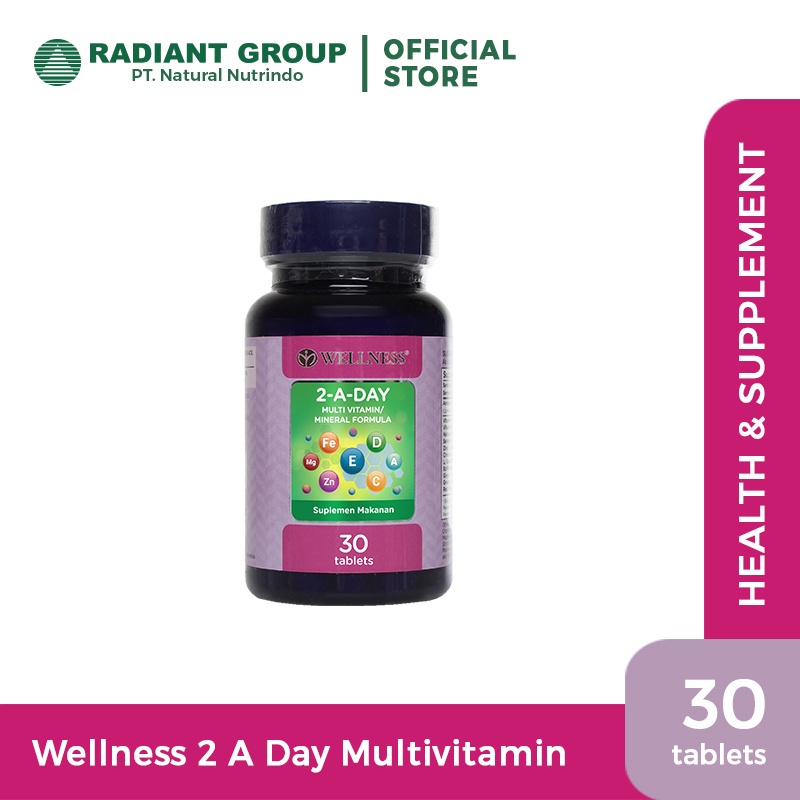 Wellness Multivitamin/Mineral 2-A-Day - 30 Tablets