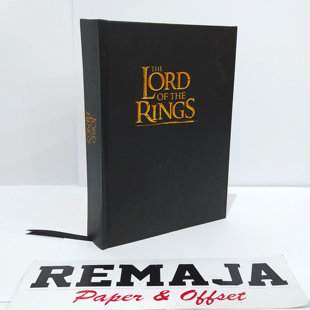 

NOTE BOOK THE LORD OF THE RING TYPOGRAPHY A6 / Buku Tulis Catatan Notes