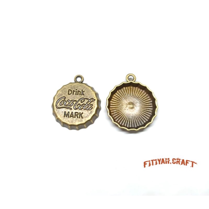 CHARM BENTUK  TUUTUP BOTOL AKSESORIS TAMBAHAN KALUNG GELANG DAN LAINNYA