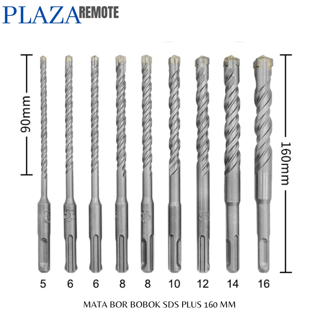 MATA BOR BOBOK BETON SDS PLUS 6 8 10 12 14 MM
