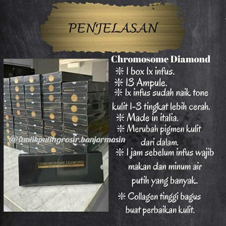 Chromosome diamond banjarmasin (DISTRIBUTOR KALSEL) free alkes jika