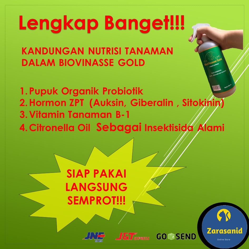 Pupuk Cair Probiotik Untuk Tanaman Hias Praktis Tinggal Semprot Tanaman Subur Daun Cerah Mengkilap