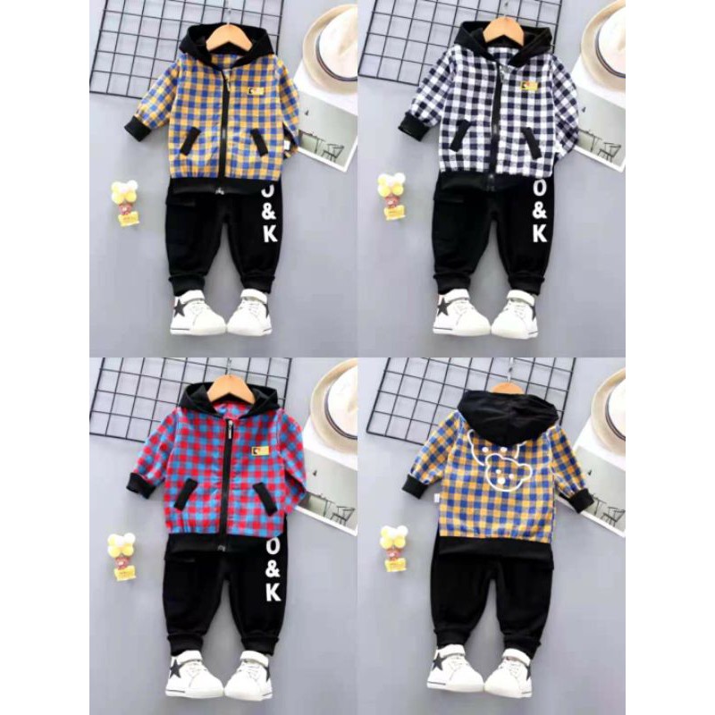 Setelan Jaket Premium,  1 -3y