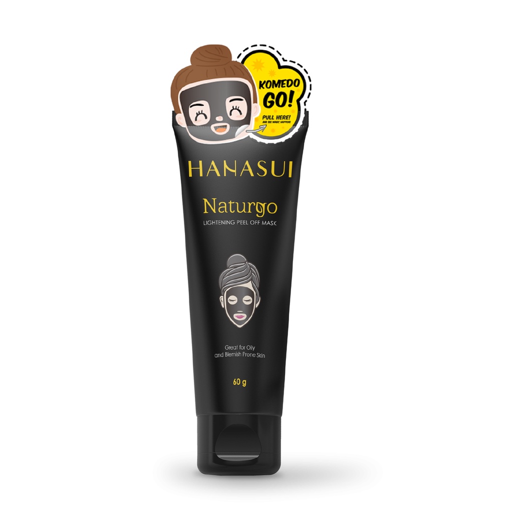 Hanasui Naturgo Black Peel Off Mask Tube