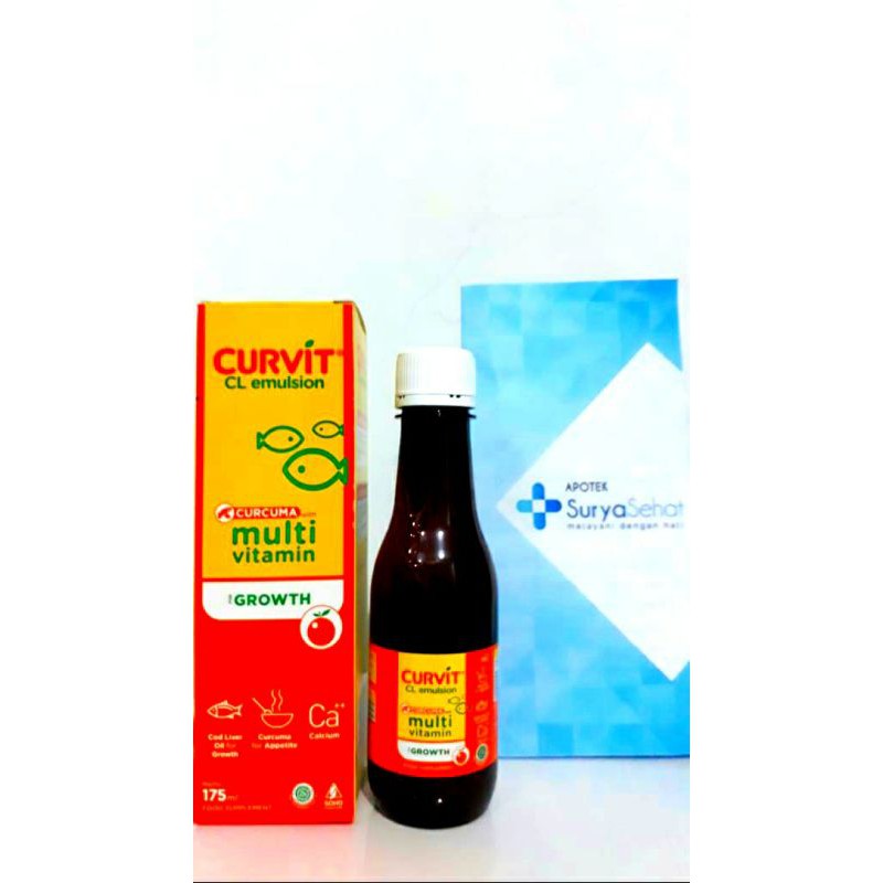 CURVIT CL EMULSION Rasa Jeruk 175 ml - Curvit Emulsi