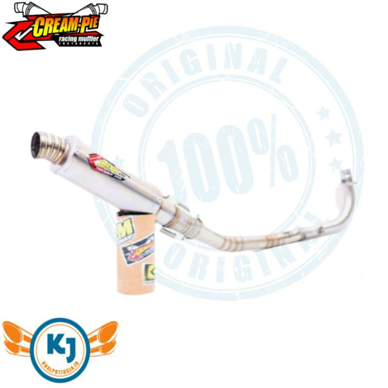 Knalpot Creampie Original Jogja Jupiter z Road Race Bulat Stainless Original Racing Jogja juragankna