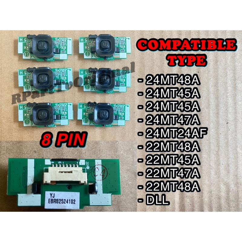 modul Tombol joystick switch sensor IR board Tv LED LG 24MT48A 24MT45A 24MT45A 24MT47A 24MT24AF 22MT