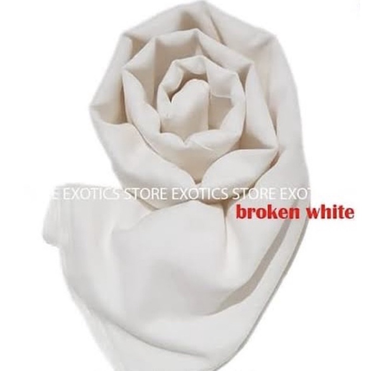 jilbab sinar glamour by Ansania-Broken White
