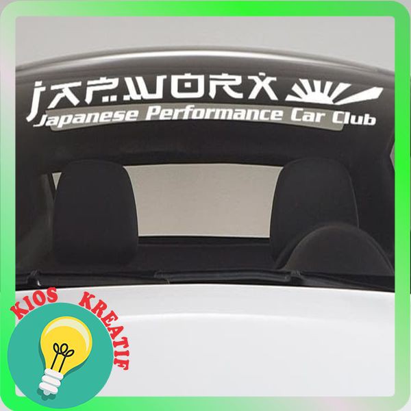 Terlaris STICKER JDM JAPAN KACA DEPAN MOBIL ALL MOBIL