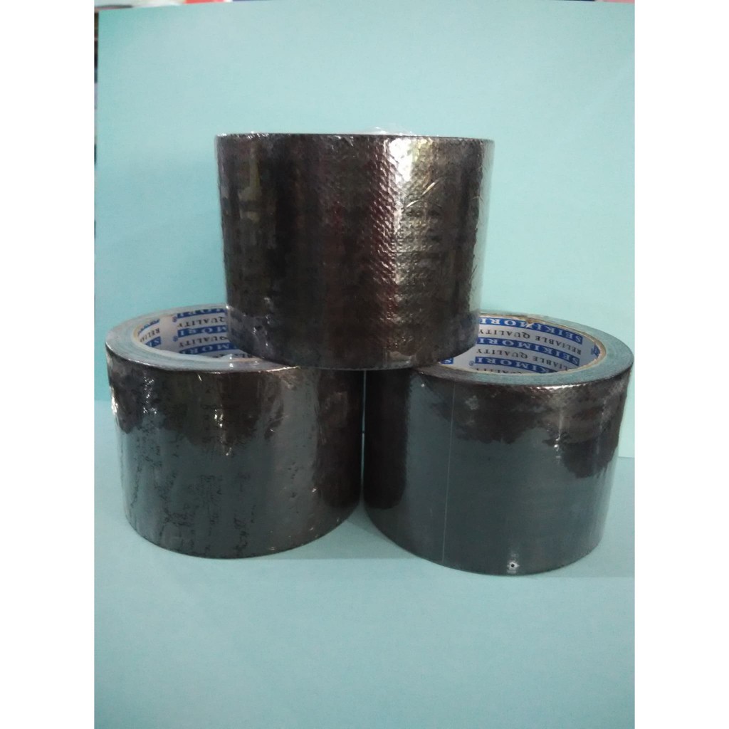 

Lakban / plakban / isolasi / selotip kain hitam 3" seikimory