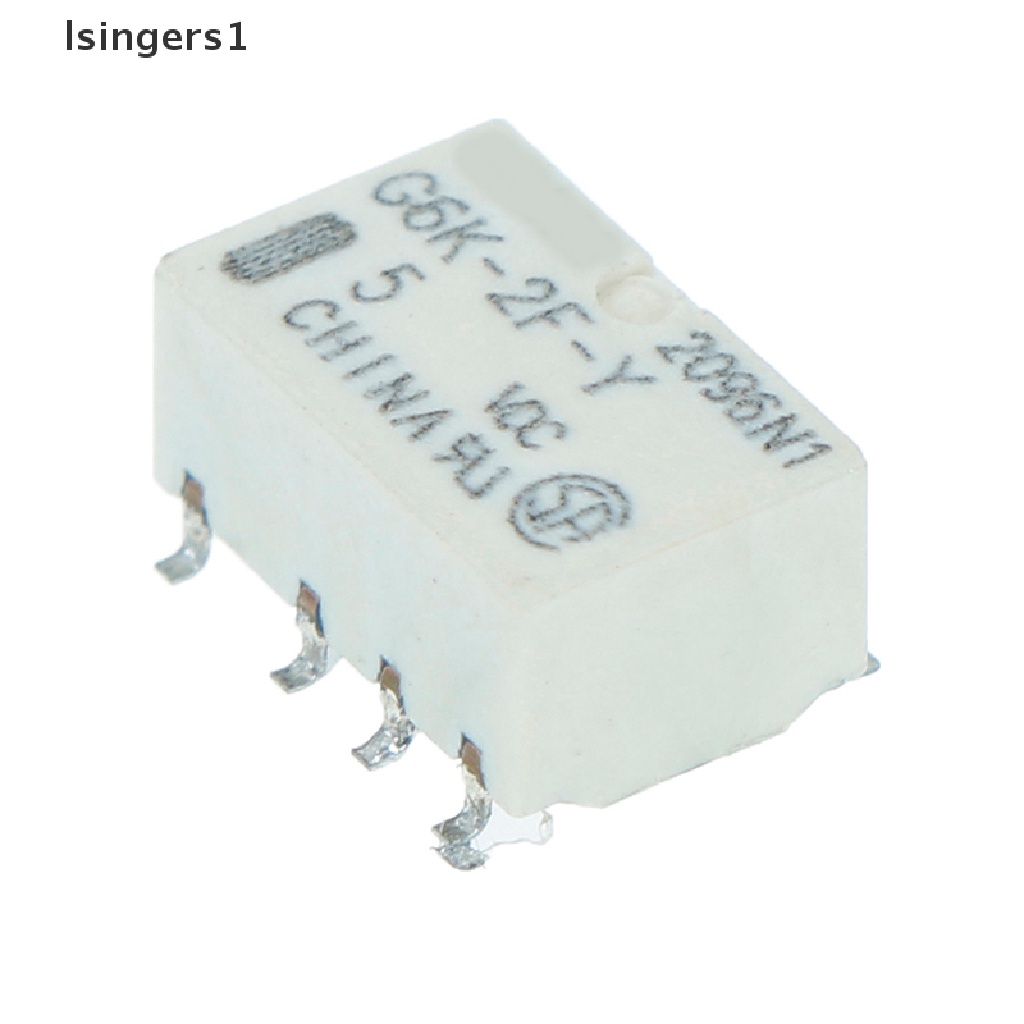 (lsingers1) 5pcs relay Sinyal dc 5v smd g6k-2f-y 8pin Untuk omron relay