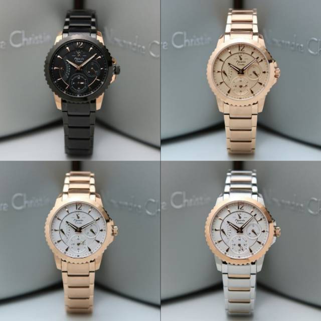 Jam Tangan Alexander Christie 2804 AC 2804 Tali Stainless Mesin Baterai Original