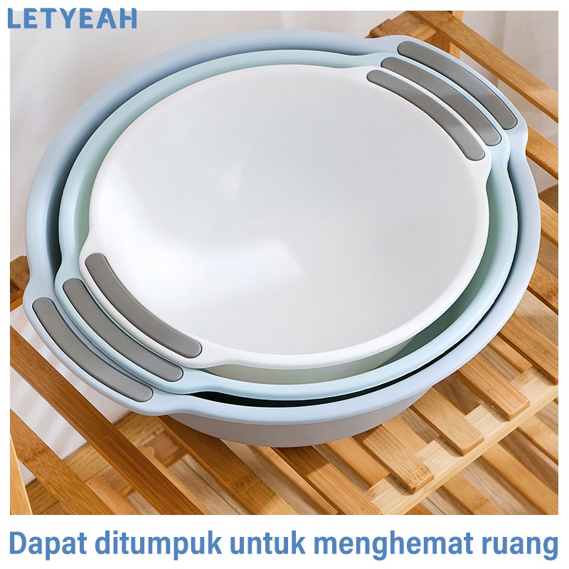 letyeah Baskom plastik serbaguna dan minimalist / basin bahan tebal