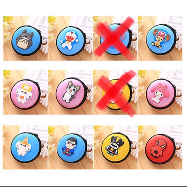 Dompet Koin Kecil Dengan Gambar Koin Yang Lucu