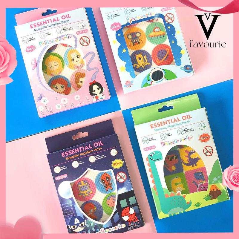 [COD]6 PCS bayi stiker pengusir nyamuk Hewan Kartun Anti Nyamuk Stiker Patch untuk Bayi Anak-anak Wanita Hamil-FA