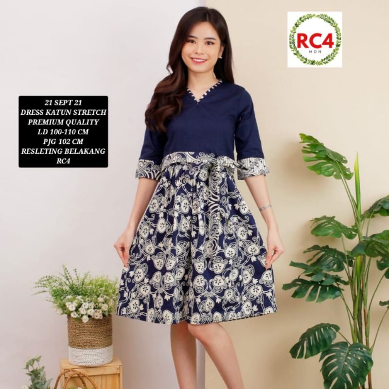 Dress Katun Stretch