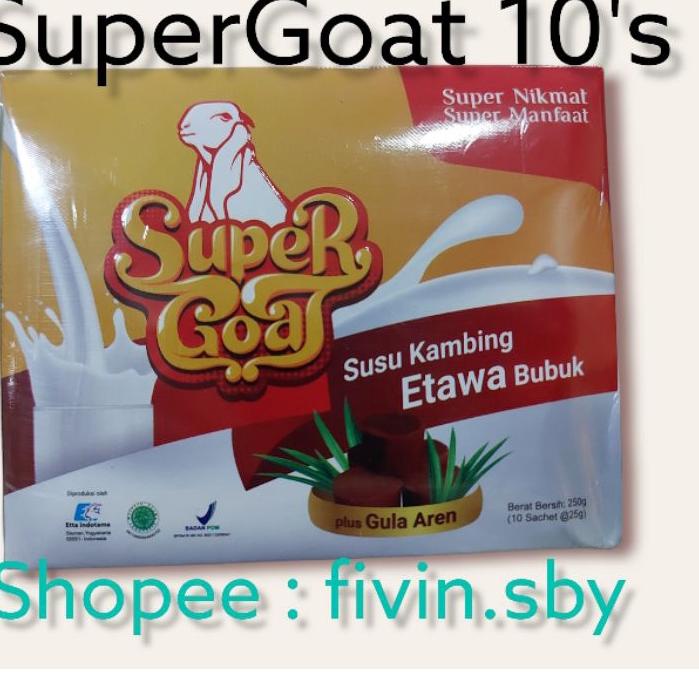 

Terbaru! SUPER GOAT SUSU KAMBING ETAWA BUBUK GULA AREN, Supergoat Pengganti Asi