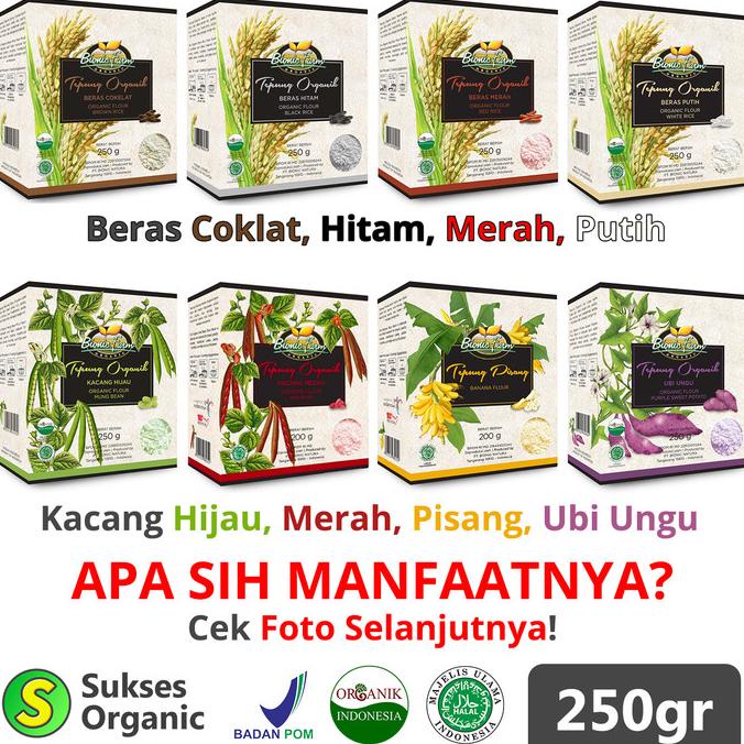 

Tepung Organik MPASI | 250gr | Bionic Farm | Beras Kacang Pisang Ubi