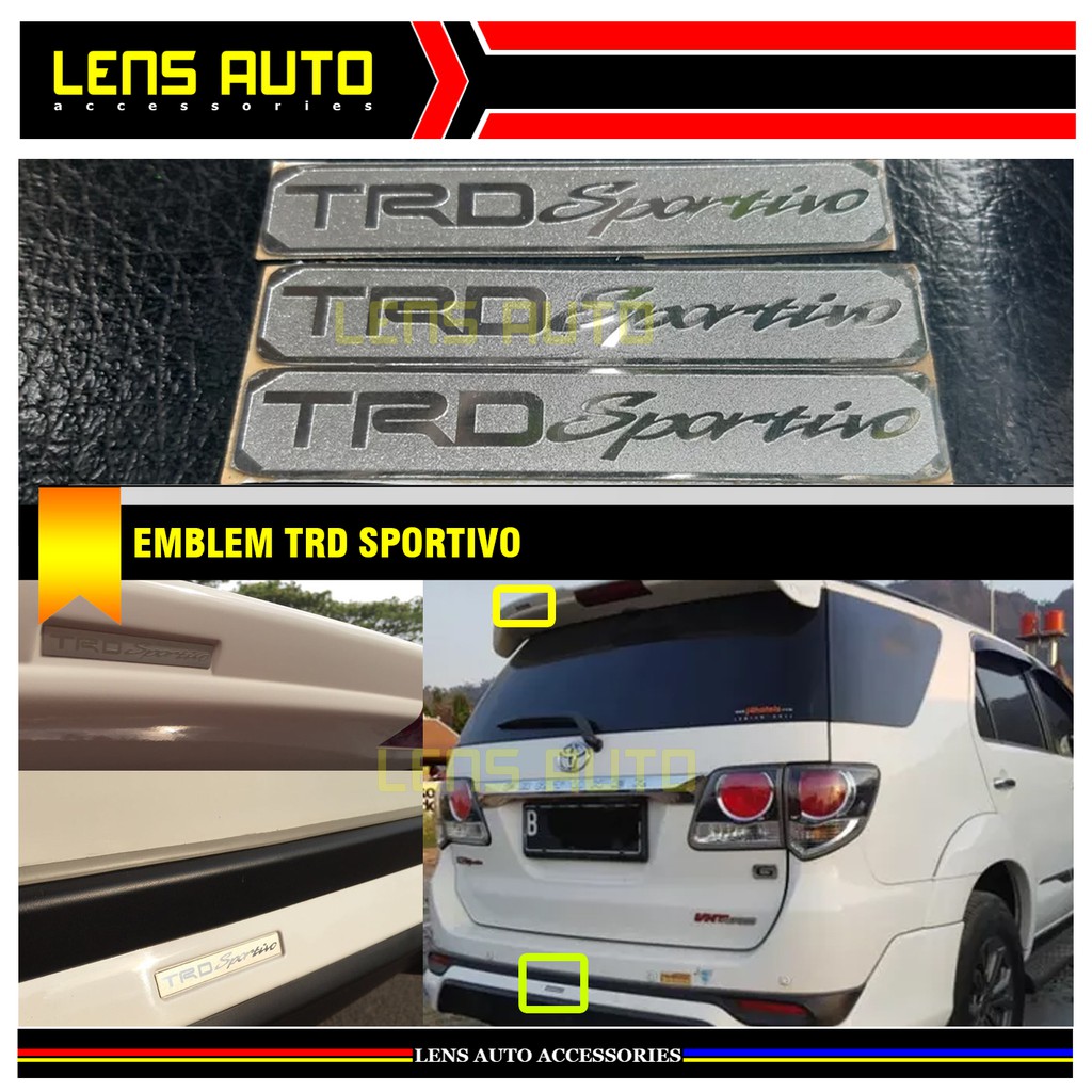 Emblem Trd Sportivo Body kit  Emblem trd sportivo Spoiler