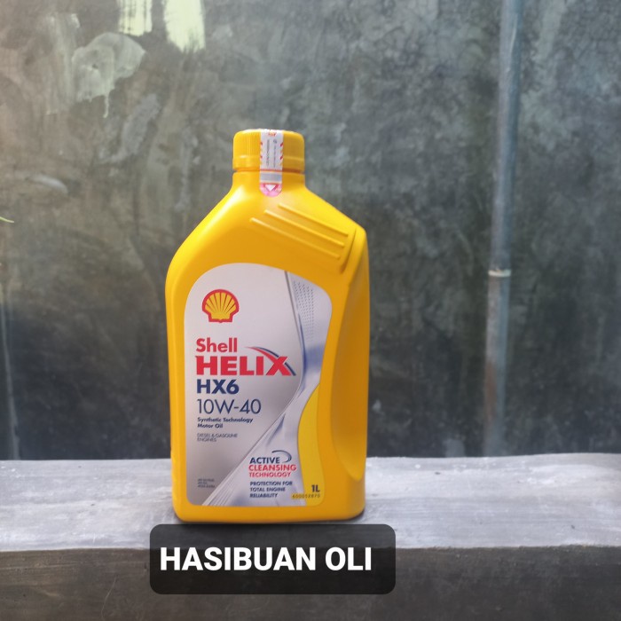 Oli Mobil Shell Helix HX6 10W-40 (1 Liter) ORIGINAL