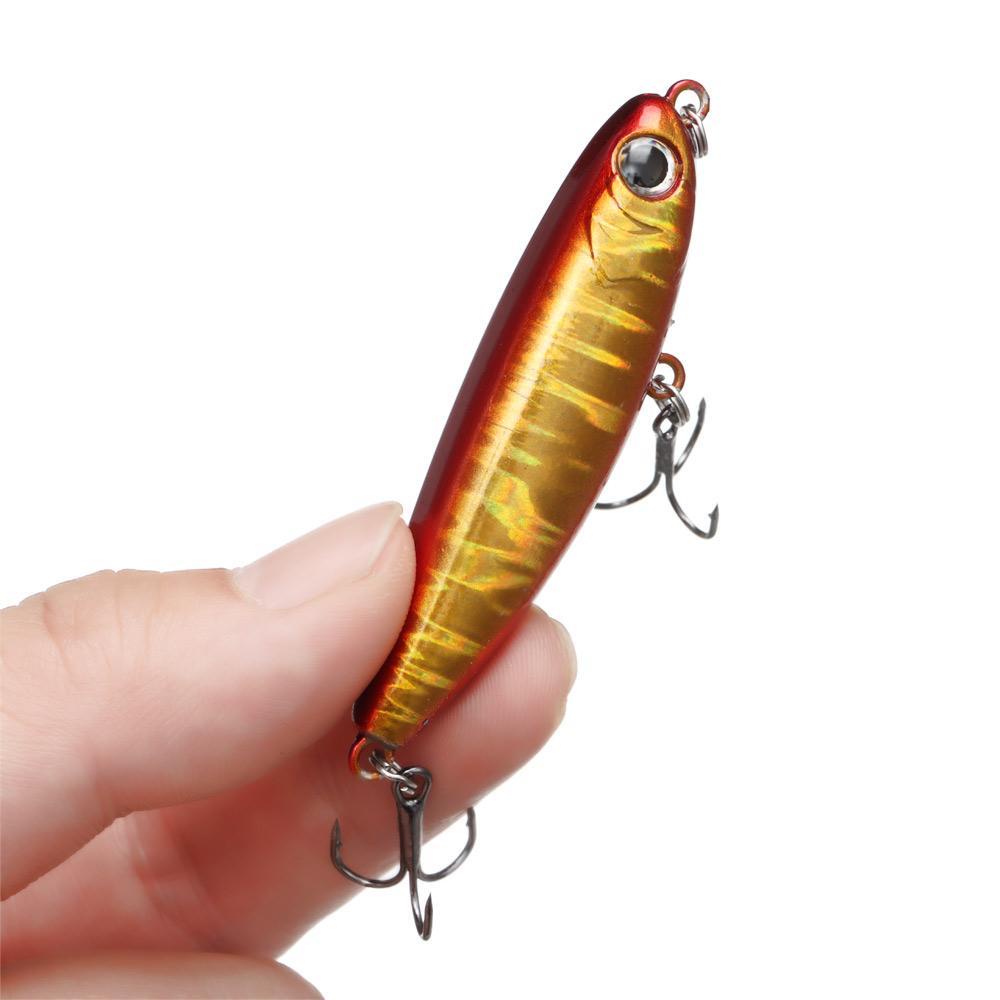 TOP Bionic Fishing Lure Mandarin Fish Water Surface Stream Umpan Pensil