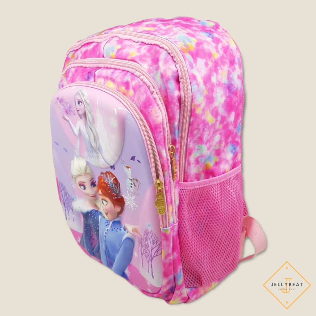 TAS RANSEL 3D ANAK SD 14 INCH KARAKTER FROZEN