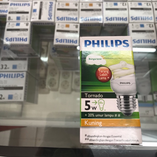 PHILIPS LAMPU TORNADO 5 WATT / 8 WATT