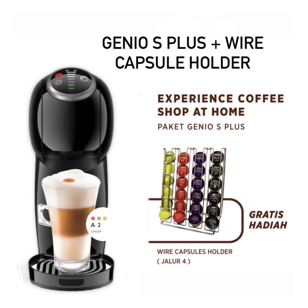 Nescafe Dolce Gusto Genio S Plus Automatic Mesin Kopi - Garansi Resmi