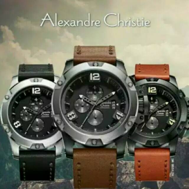 6295 READY JAM TANGAN ALEXANDER CHRISTIE BRAND ORIGINAL